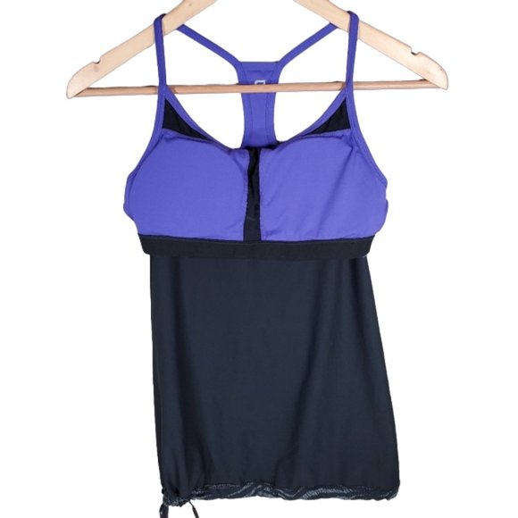 Fabletics Tank Top Norwalk attached bra Gym Running Yoga Workout Athletic S - Picture 8 of 8